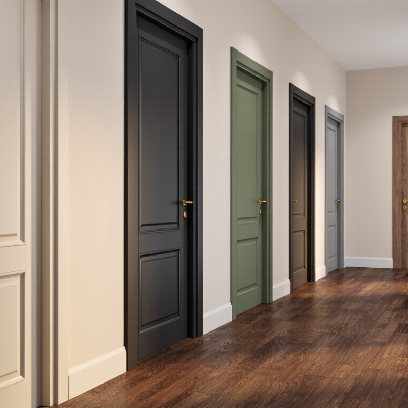 How to Coordinate Interior Door Colors With Flooring