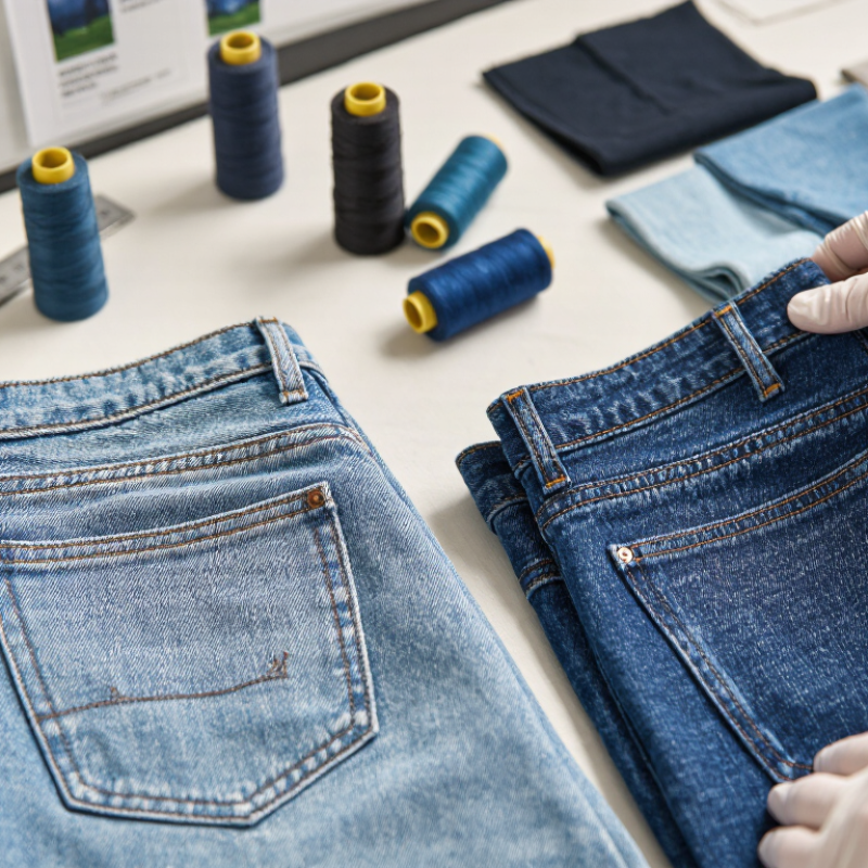 O que torna o denim premium chinês diferente do jeans comum?
