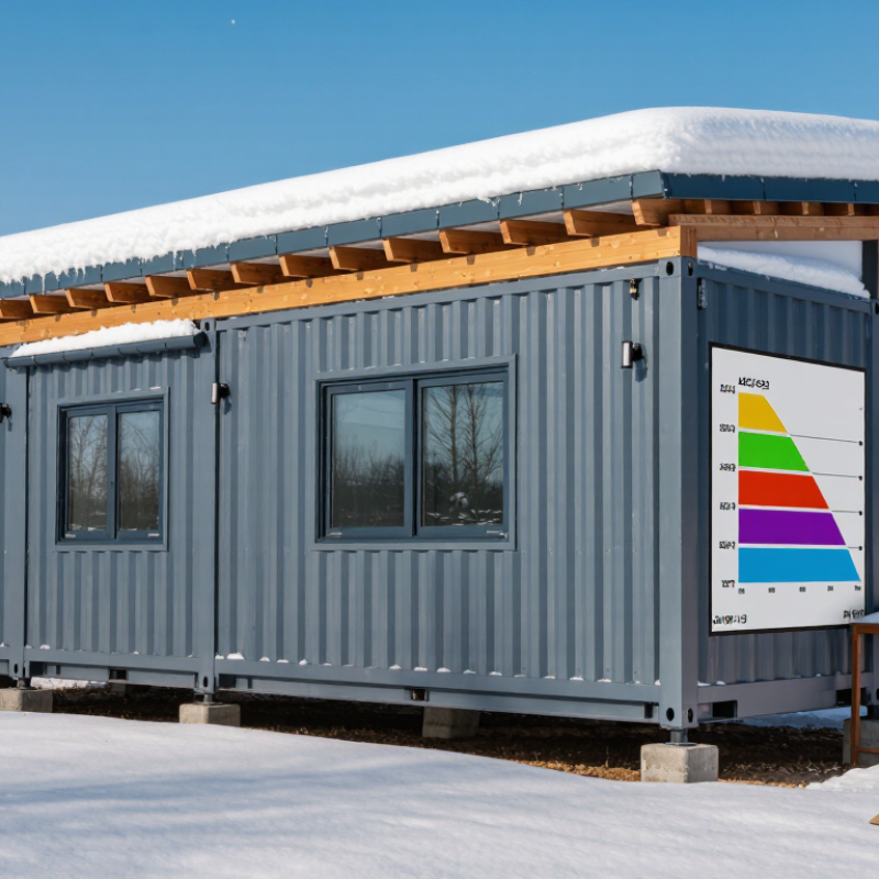 ¿Cómo resisten la nieve las casas contenedores desmontables?