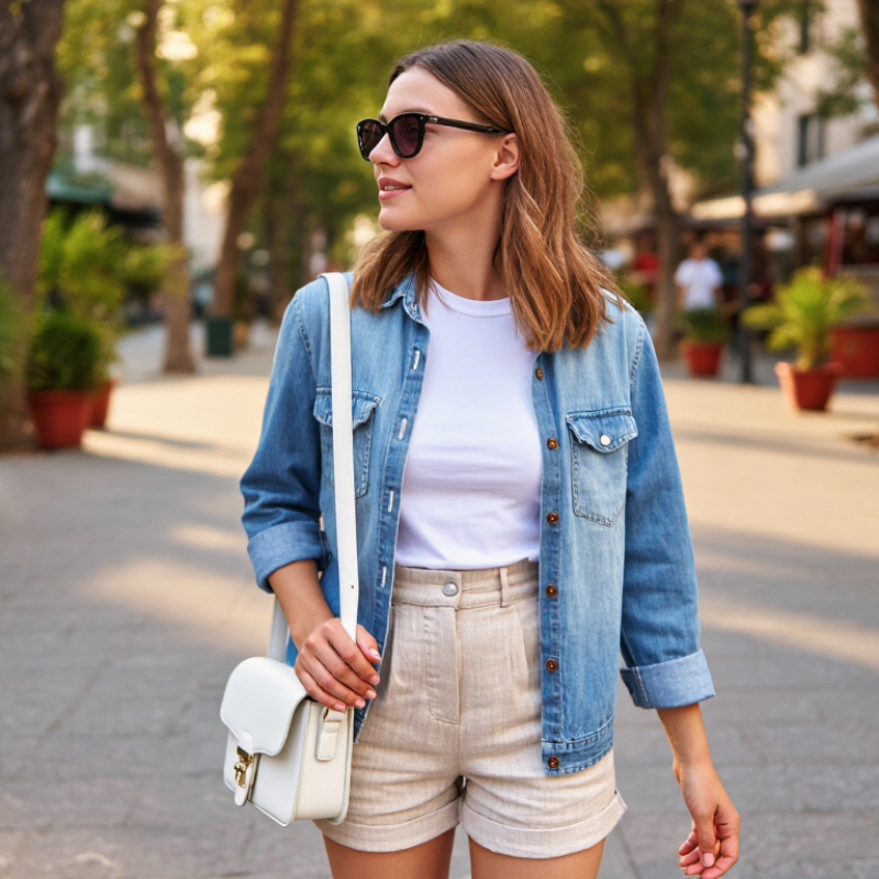 7 Tips How to Style a Denim Jacket in Summer