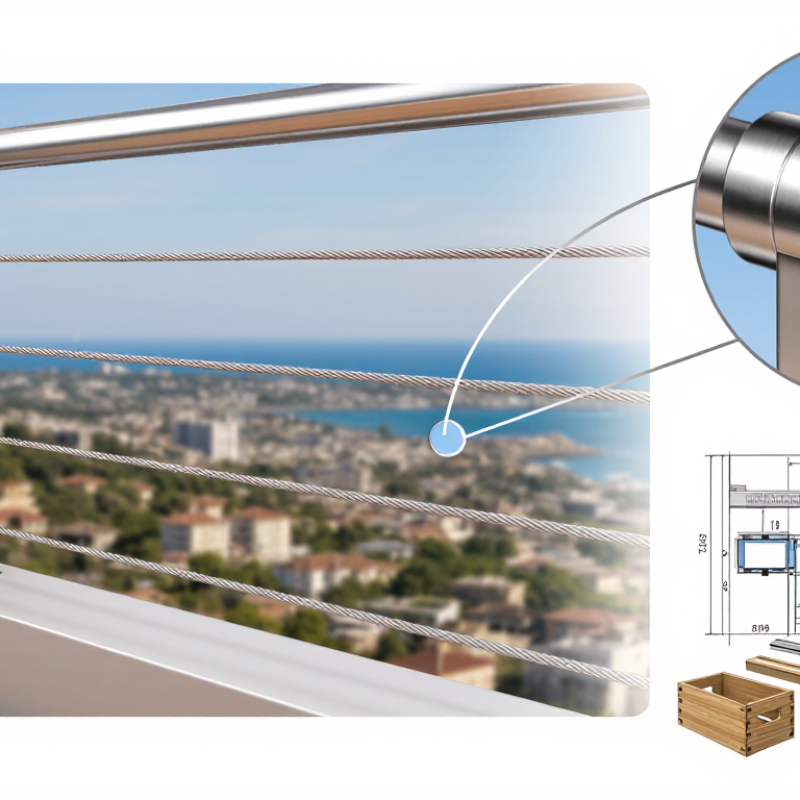 China Top Wire Deck Railing Suppliers for Global Buyers