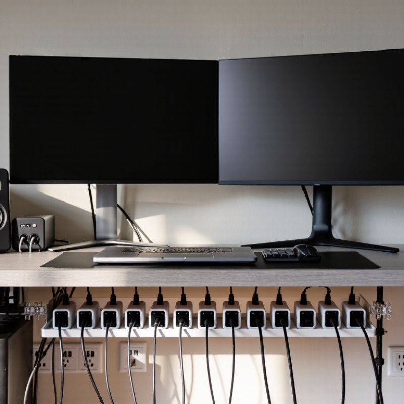 How to Manage Cables for a Multi Device Station?