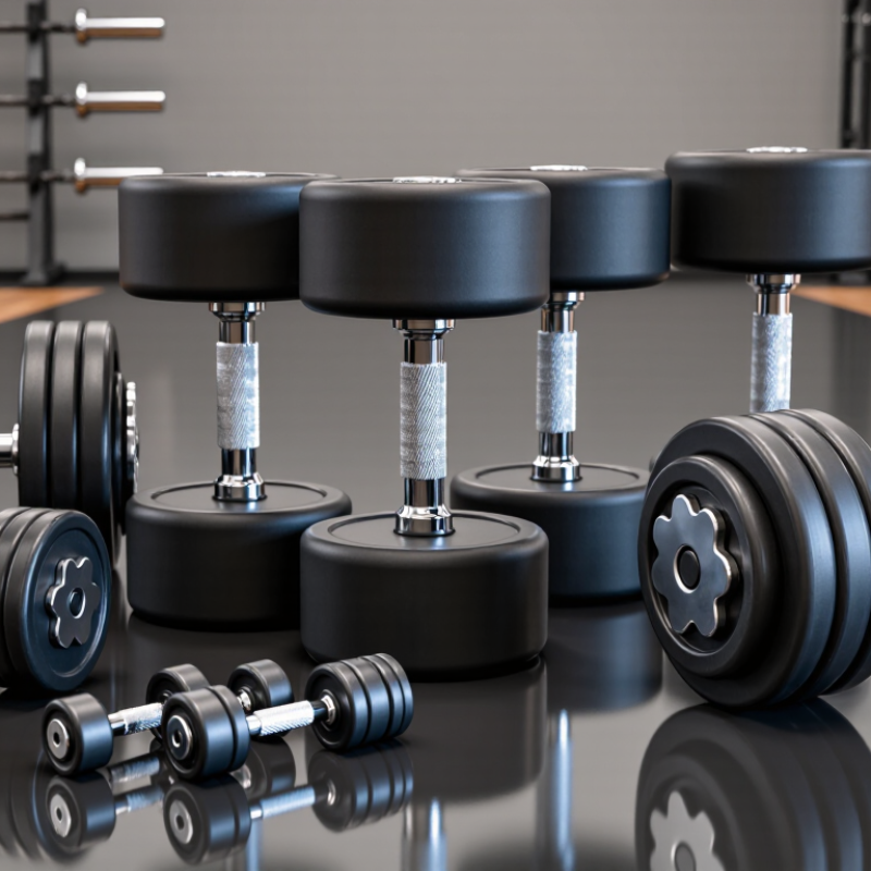 China Best Rubber-Coated Dumbbells Supplier