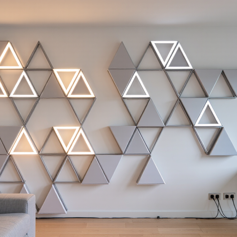 How to Customize a Geometric LED Light Wall Pattern