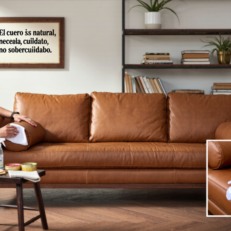 ¿7 consejos para acondicionar muebles de cuero real en casa?