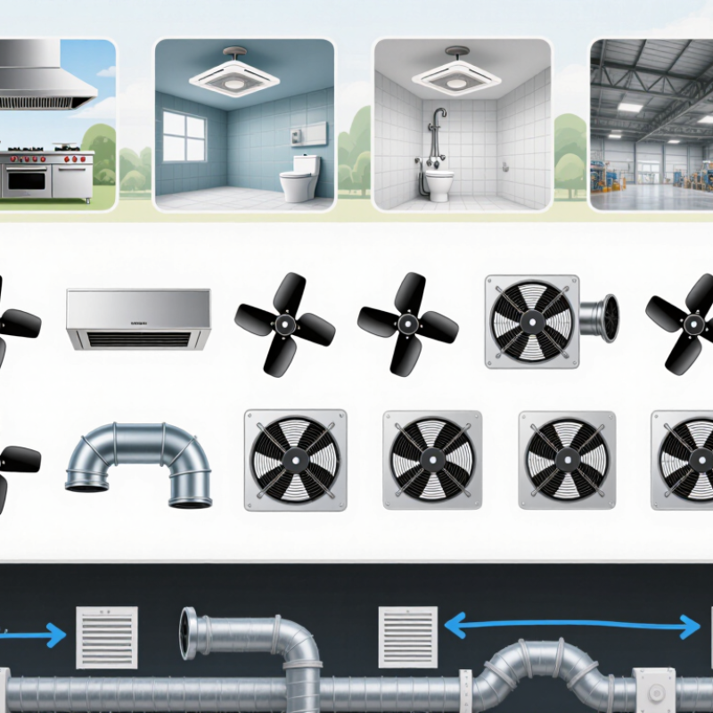 Top 10 Types of Exhaust Fans for Global Buyers