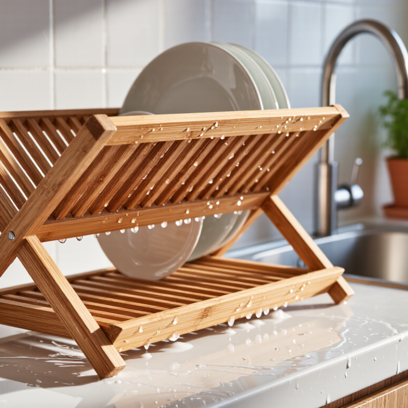 How to Stop Your Bamboo Dish Rack Smelling Musty