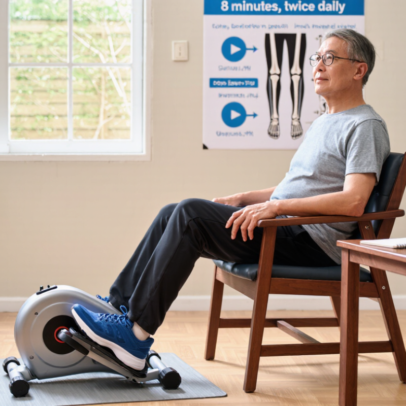 Como usar pedaleira na recuperação das pernas?