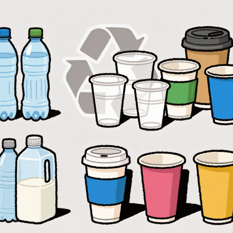What Type of Plastic Are Cups and Bottles Made Of?