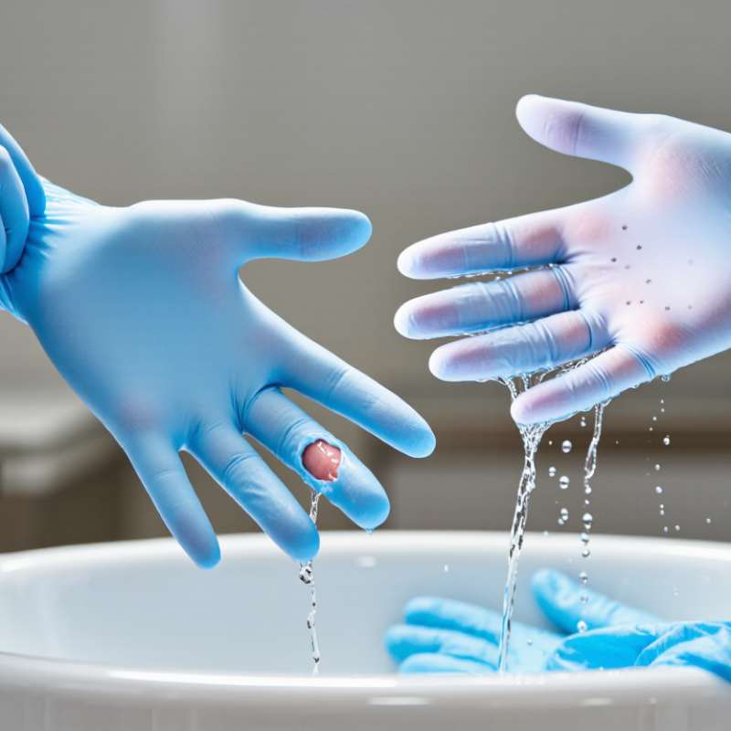 Why and How to Check for Punctures in Examination Gloves?