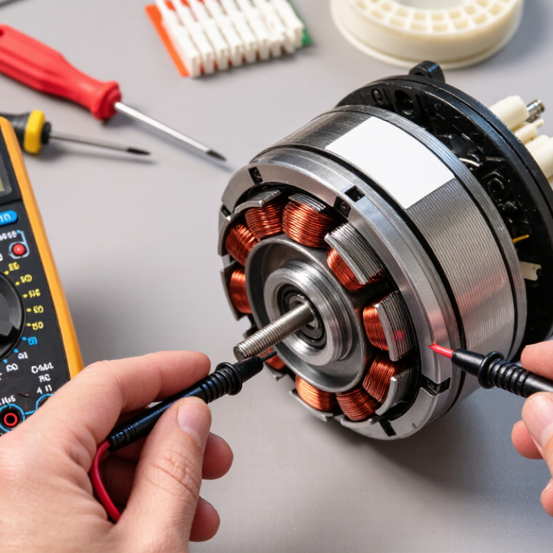 How to Test a Brushed DC Motor With a Multimeter?