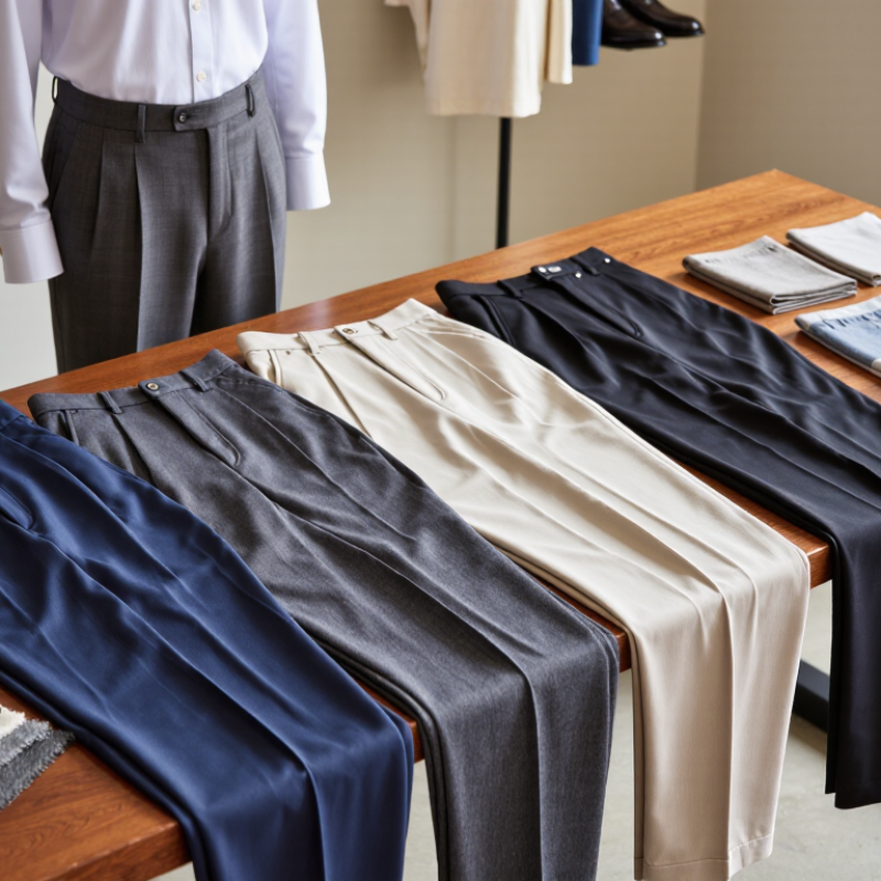 How to Source Pleated Dress Pants for Wholesale
