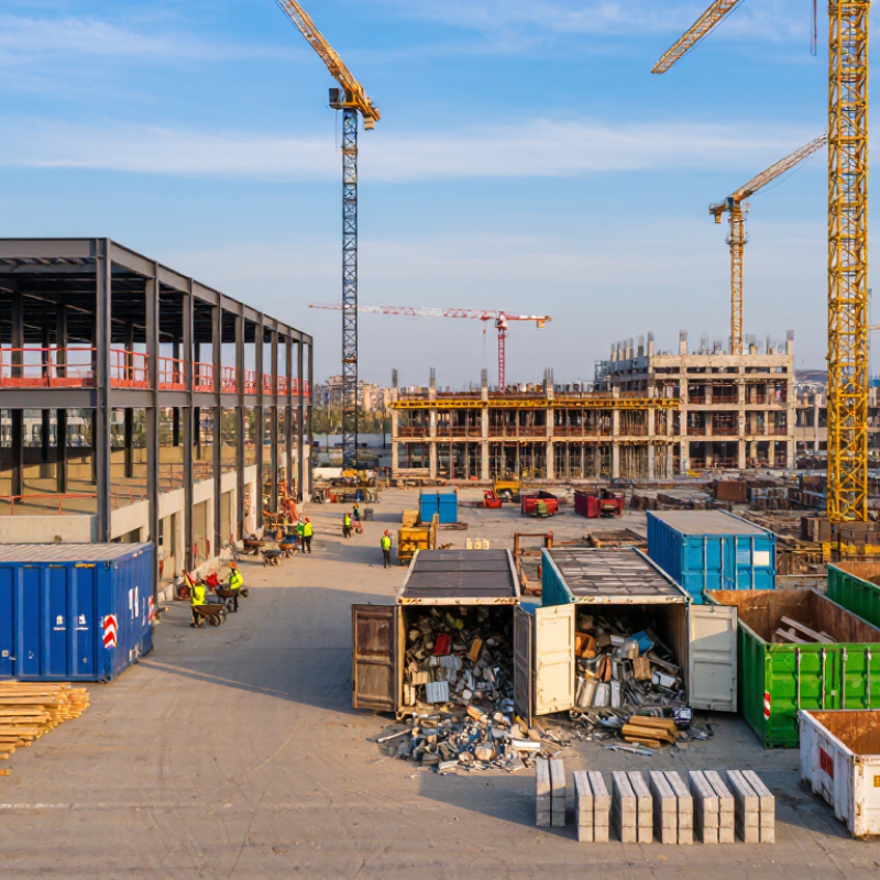 7 Best Construction Waste Dumpsters for Global Buyers