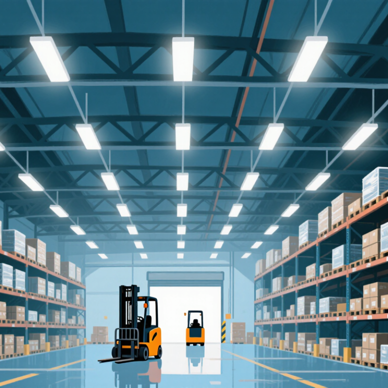 How to Distribute Light Evenly in a Large Warehouse?