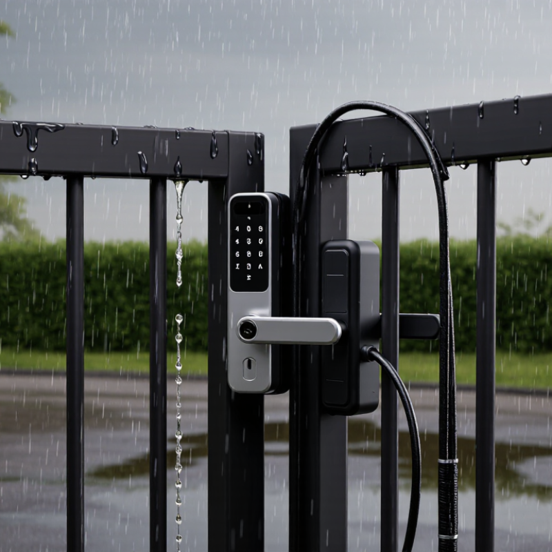 Can You Use a Smart Lock on a Gate in the Rain?