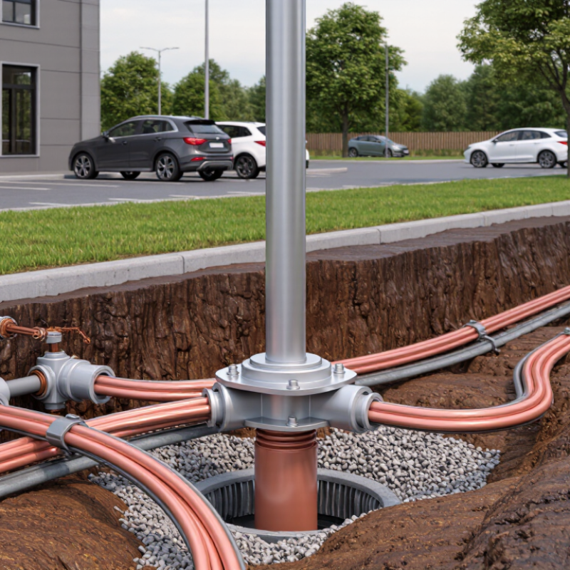 How to Ground Outdoor Light Poles Against Lightning Strikes