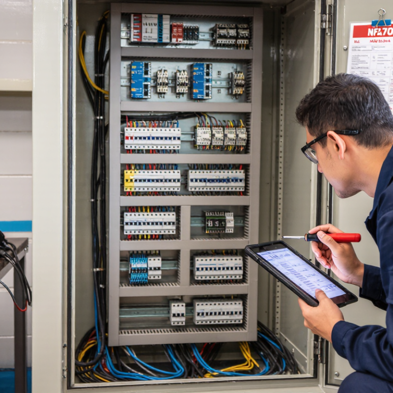 Como fazer as colunas de um painel de controle industrial?