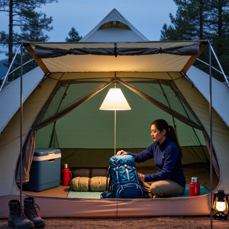 Why Choose a Hanging Tent Lamp for Camping?