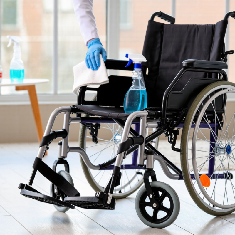 How to Clean and Sanitize a Wheelchair Effectively