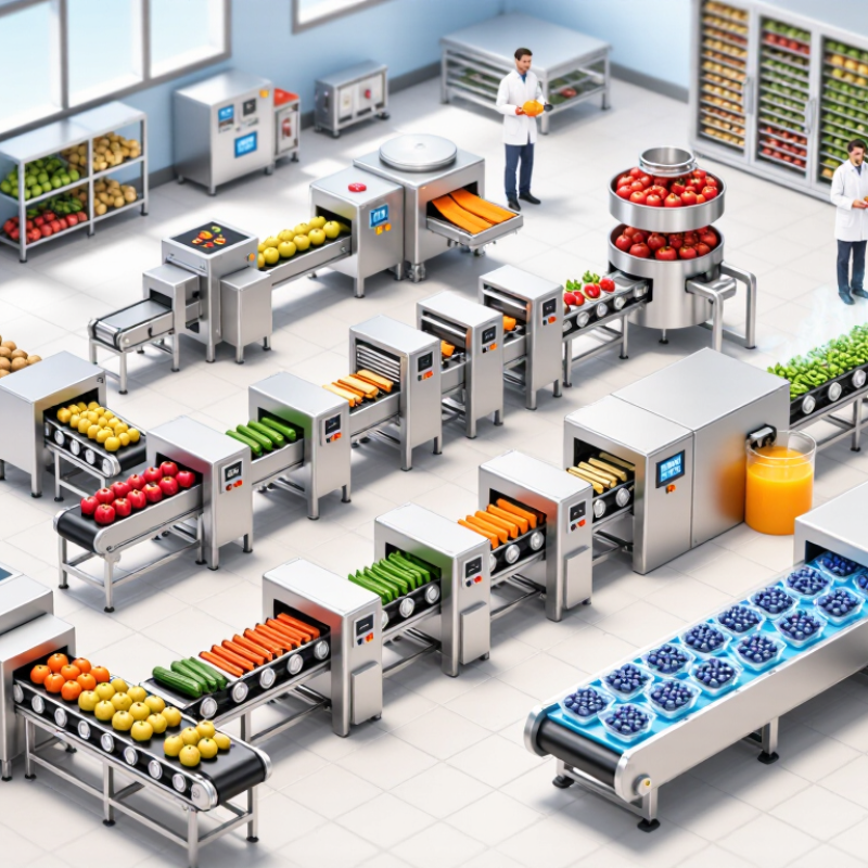 Top 10 Types of Fruit and Vegetable Processing Equipment?