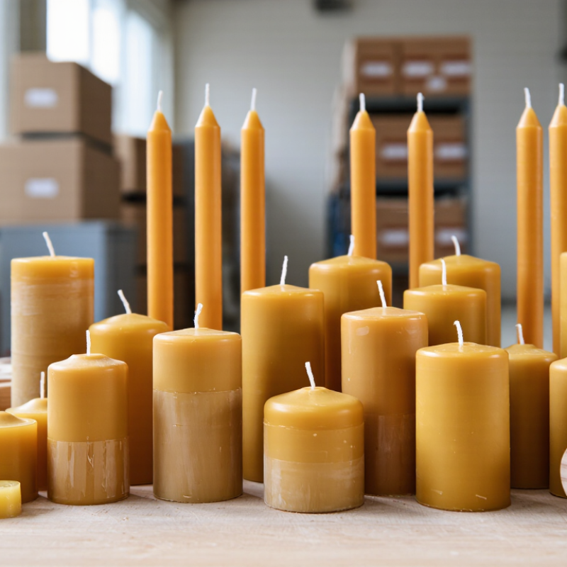 China Top Beeswax Pillar Candles Manufacturer Supplier