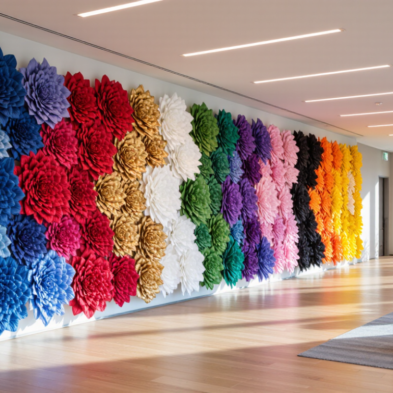 China Top 10 Paper Flower Colors for Corporate Branding?
