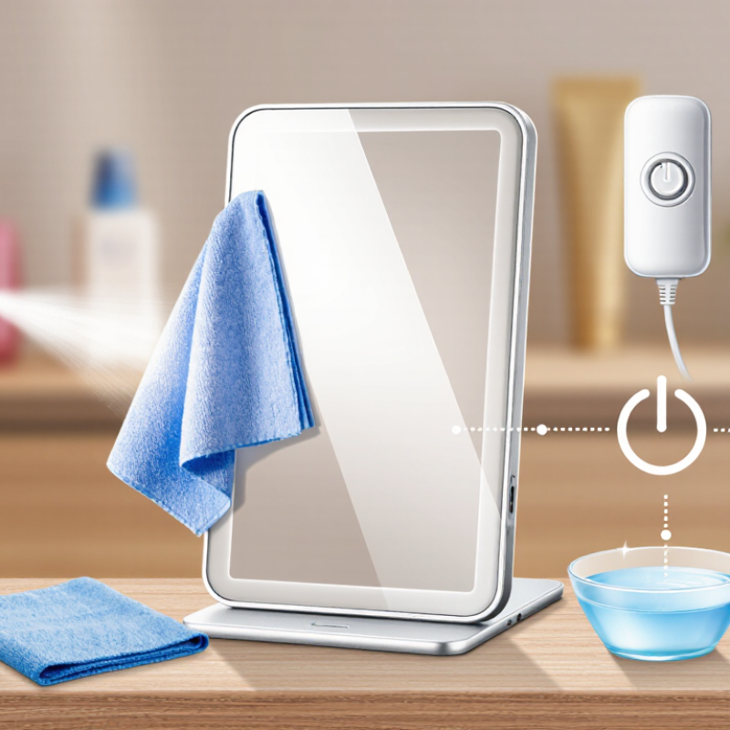 How to Clean a Vanity Mirror Screen Safely?
