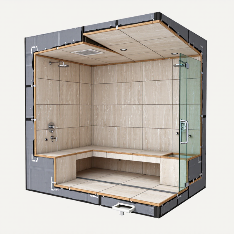 What Is the Best Way to Waterproof Stone in a Steam Shower?