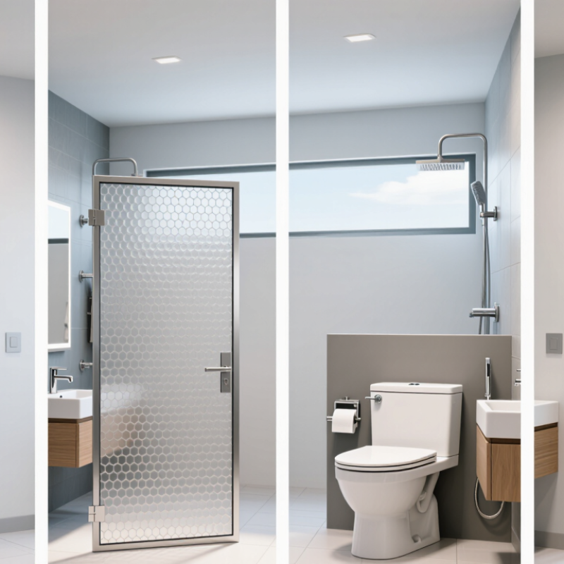 2026 Top Aluminium Washroom Door Types for Global Buyers
