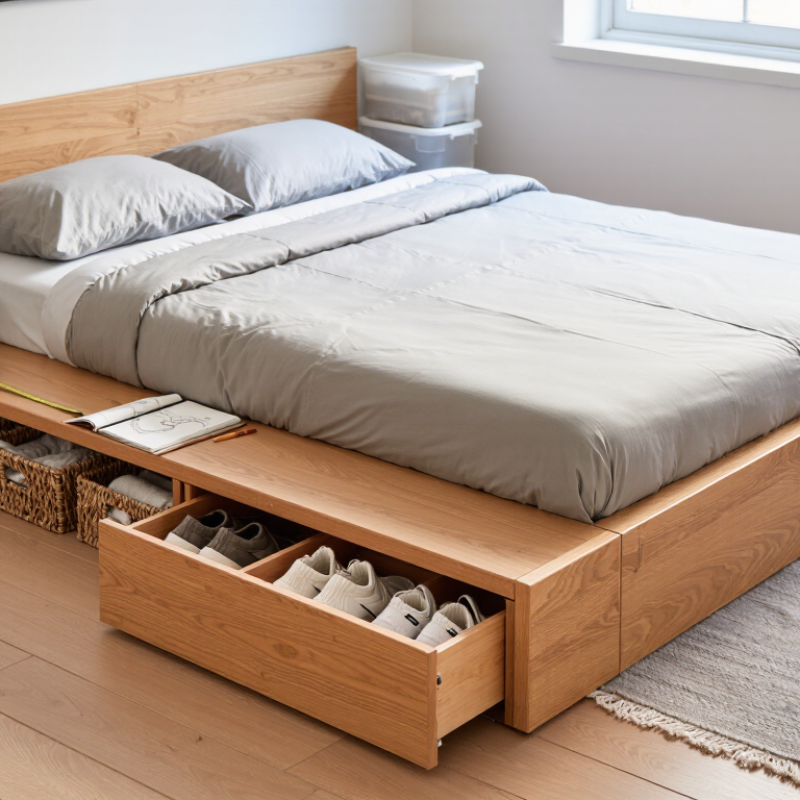 How to Maximize Storage Under a Platform Bed?