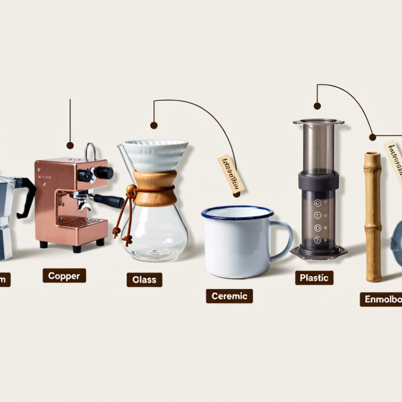 Top 10 materiales para equipos de café ¿por qué importan?