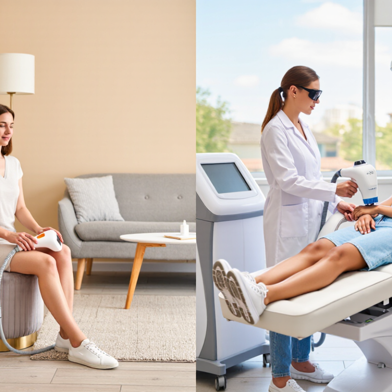 How to Choose Home vs Professional Laser Treatment?