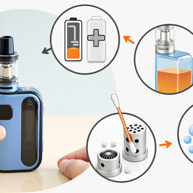 How to Fix a Disposable Vape Producing Less Vapor?
