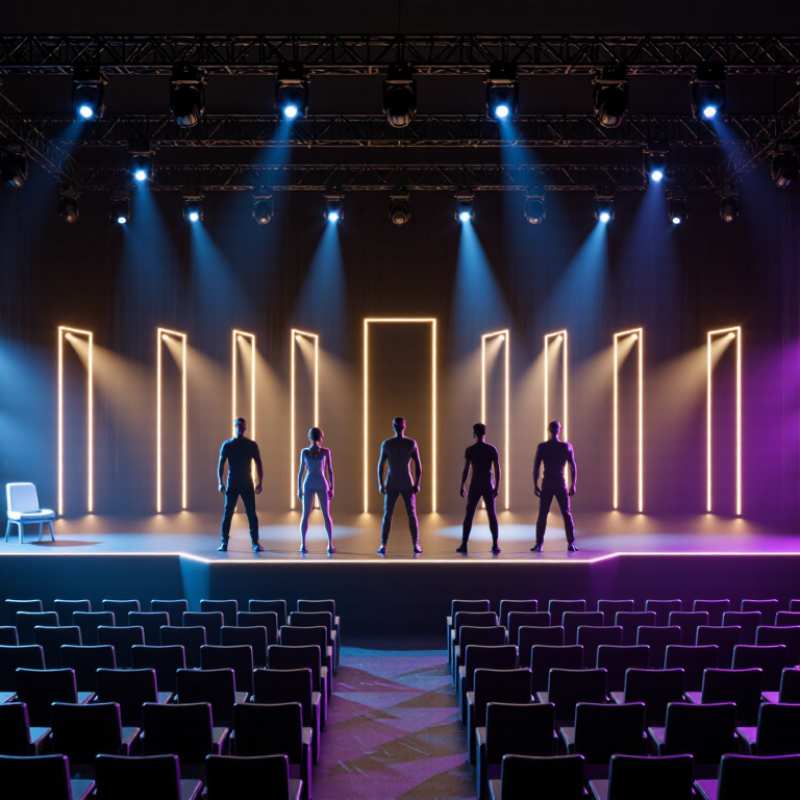What Is a Stage Lighting Layout with LED Products?