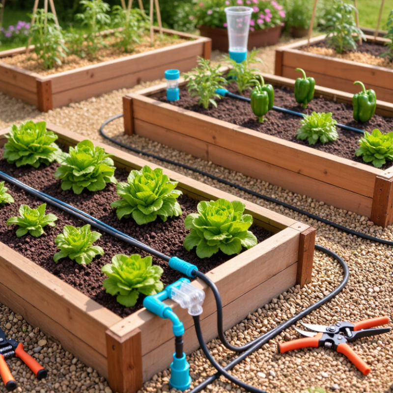 How to Install Drip Irrigation in Raised Beds?