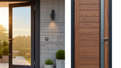 How to Choose Modern Exterior Doors in 2026?