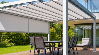 China Best PVC Awning Pergola Manufacturer and Supplier