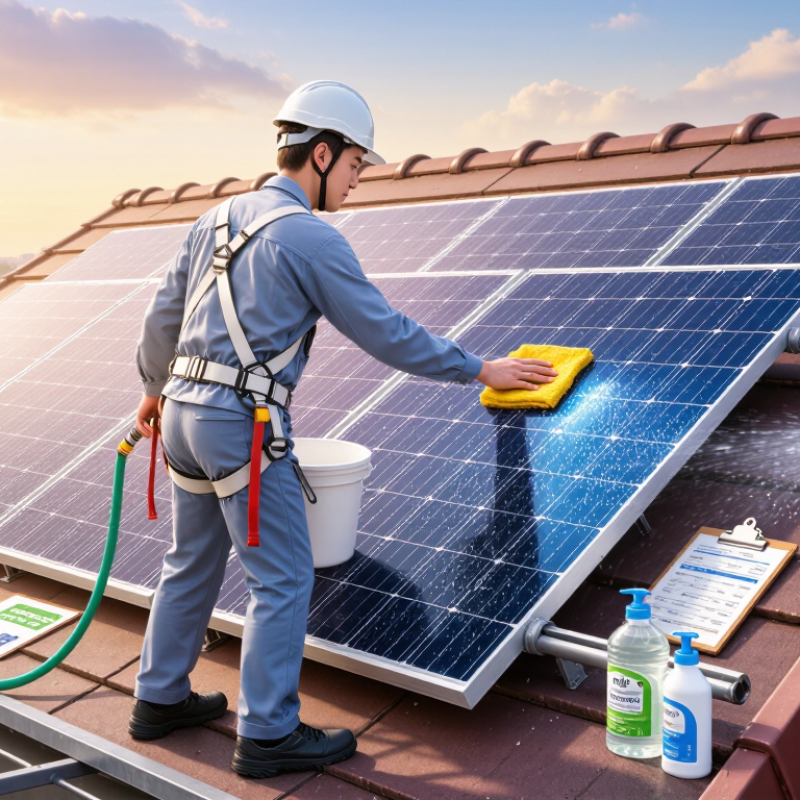 ¿Cómo limpiar paneles solares sin rayarlos?