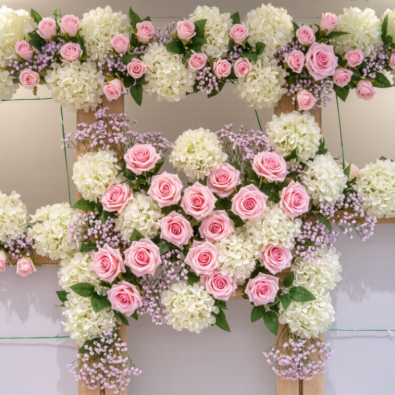 How to Make a DIY Silk Flower Wall Backdrop