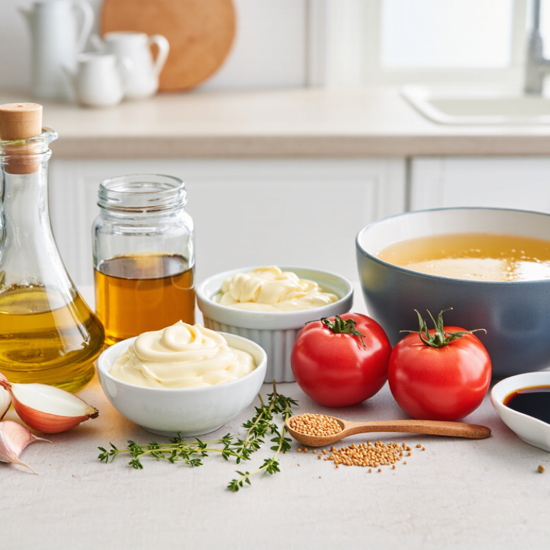 What Are the Top 10 Soup Sauce and Dressing Ingredients?