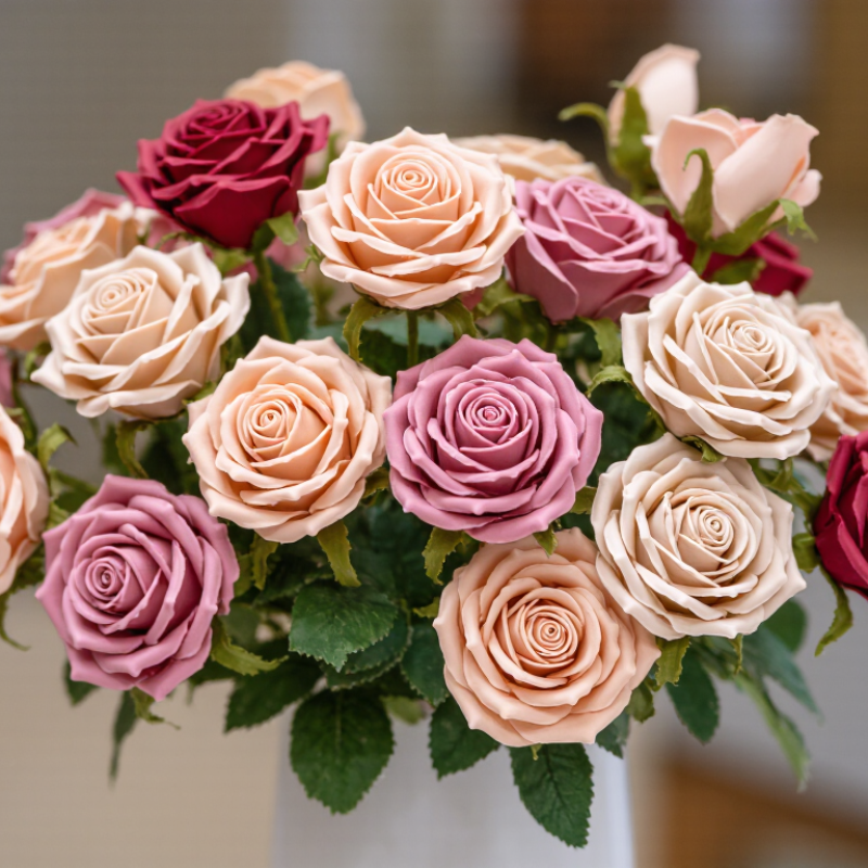 Top 10 Faux Rose Arrangement Ideas for Global Buyers