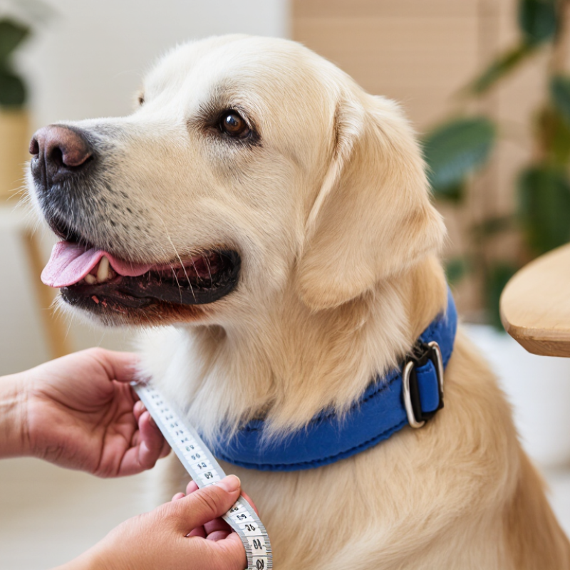 Qual o tamanho de coleira ideal para Golden Retriever?