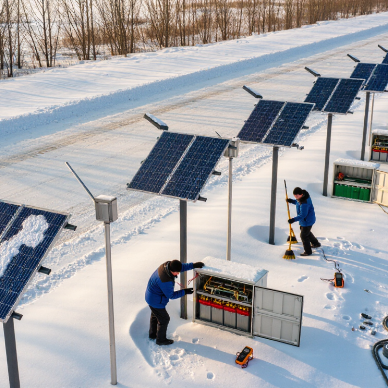 How to Maintain Solar Street Lights in Extreme Cold?