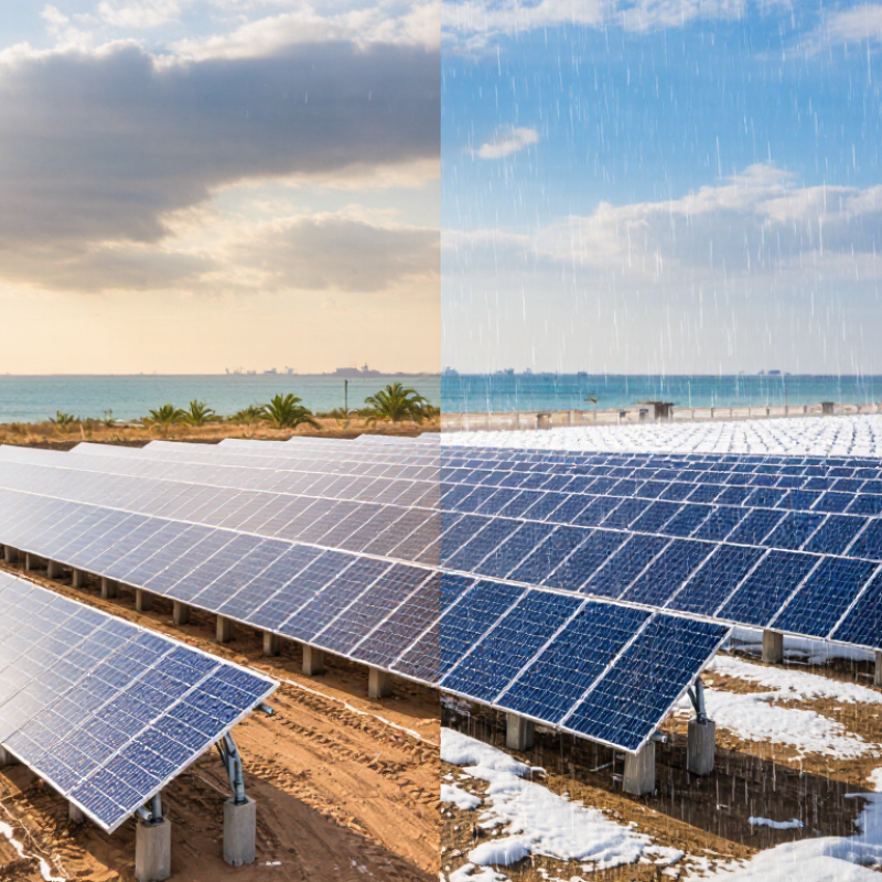 Paneles solares de China ¿Cómo afecta el clima?