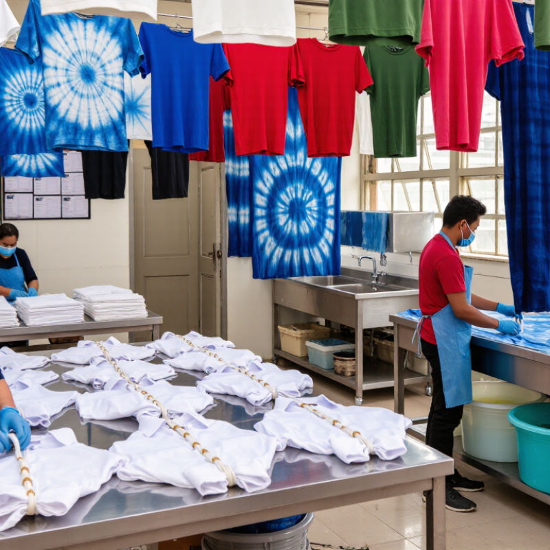What Is Custom Tie Dye Tops Production?