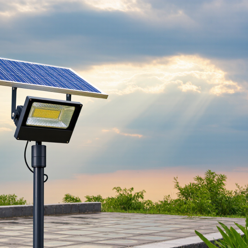 Can Solar Flood Lights Charge on Cloudy Days?