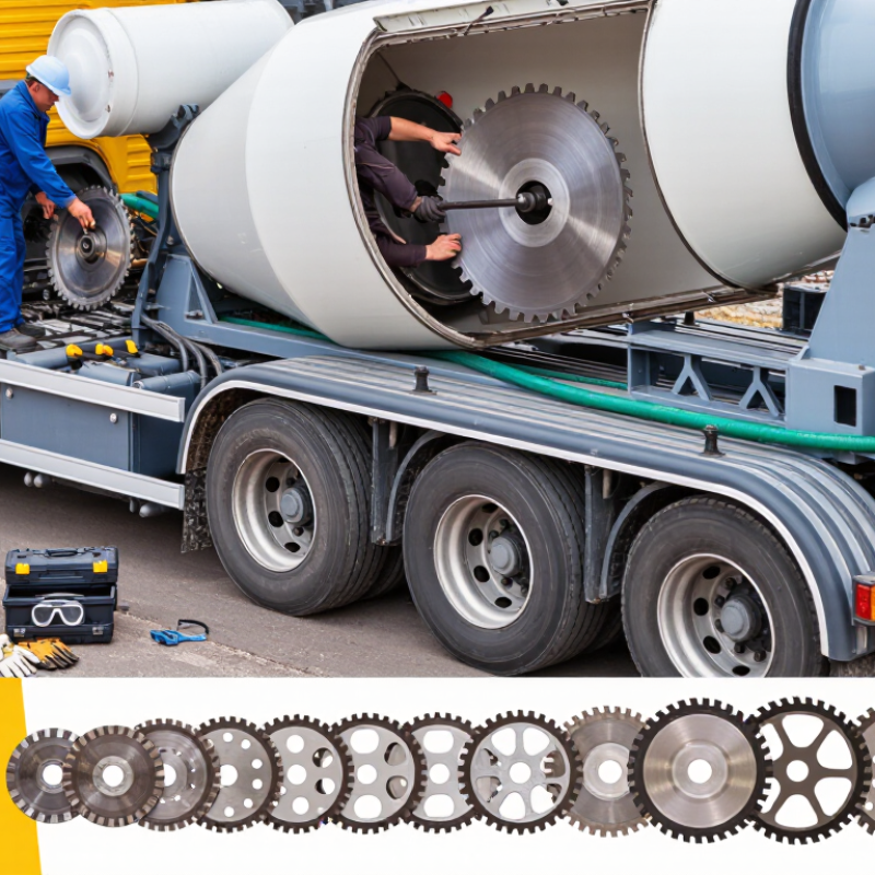 China Top How to Replace Self Loading Mixer Blades?
