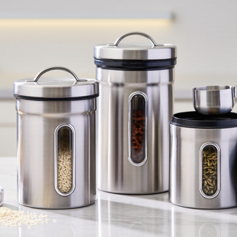 2026 How to Choose a Stainless Steel Kitchen Canister?