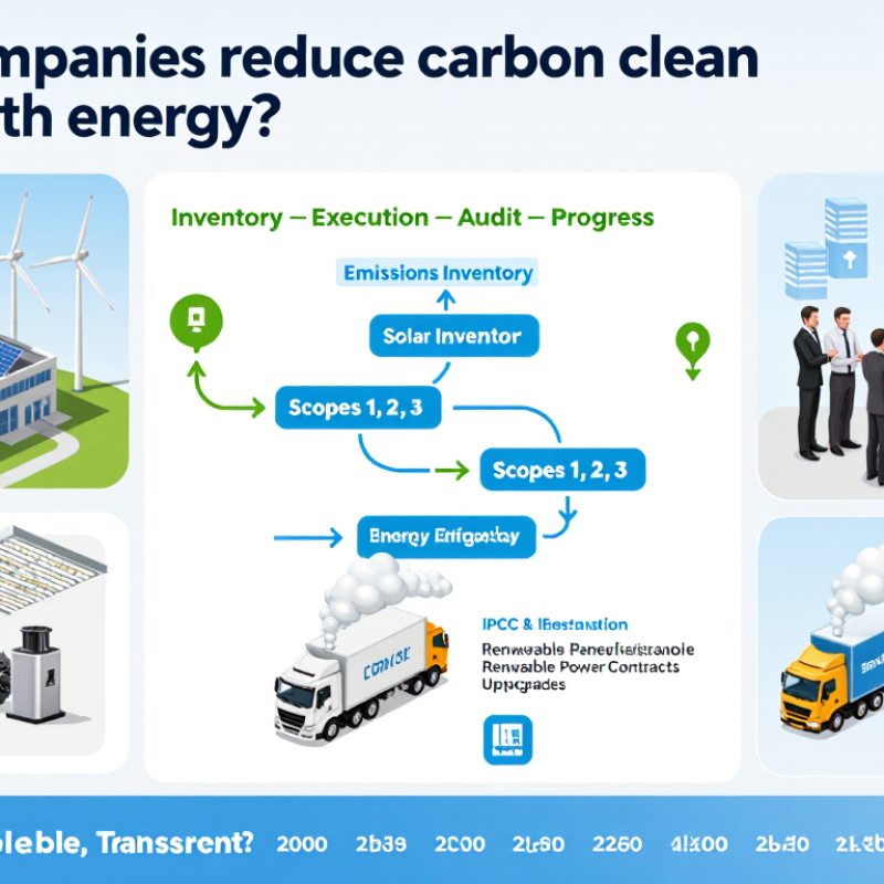 ¿Cómo reducir las emisiones de carbono con energía limpia?