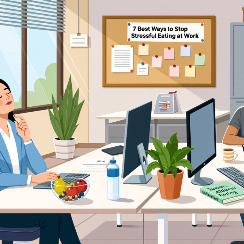¿7 mejores formas de dejar de comer por estrés laboral?